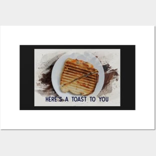 Here's a toast to you Greeting Card Posters and Art